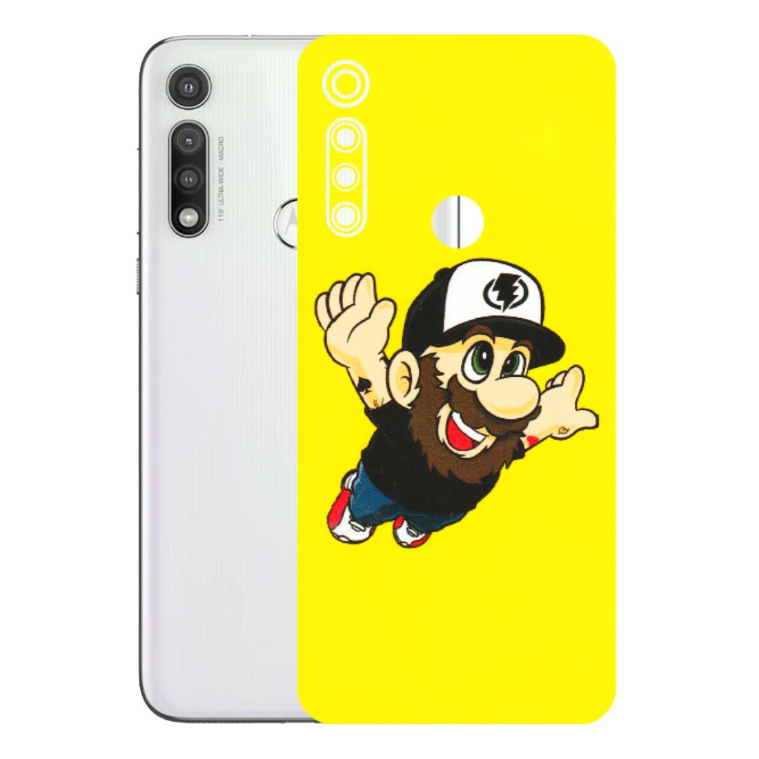 Motorola Phone Skins (All Models) - Flying Beardo - 3D Embossed Finish (L-60) Motorola Moto G Fast