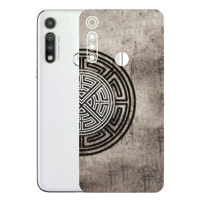 Motorola Phone Skins (All Models) - Mysterious Circular Design - 3D Embossed Finish (L-63) Motorola Moto G Fast