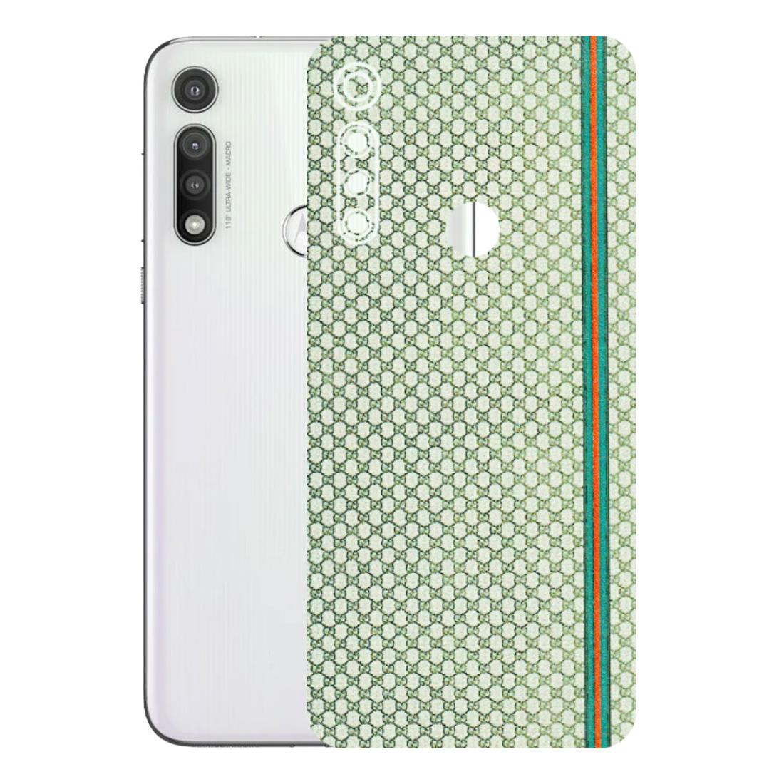 Motorola Phone Skins (All Models) - Gucci Fabric Pattern - 3D Embossed Finish (L-73) Motorola Moto G Fast