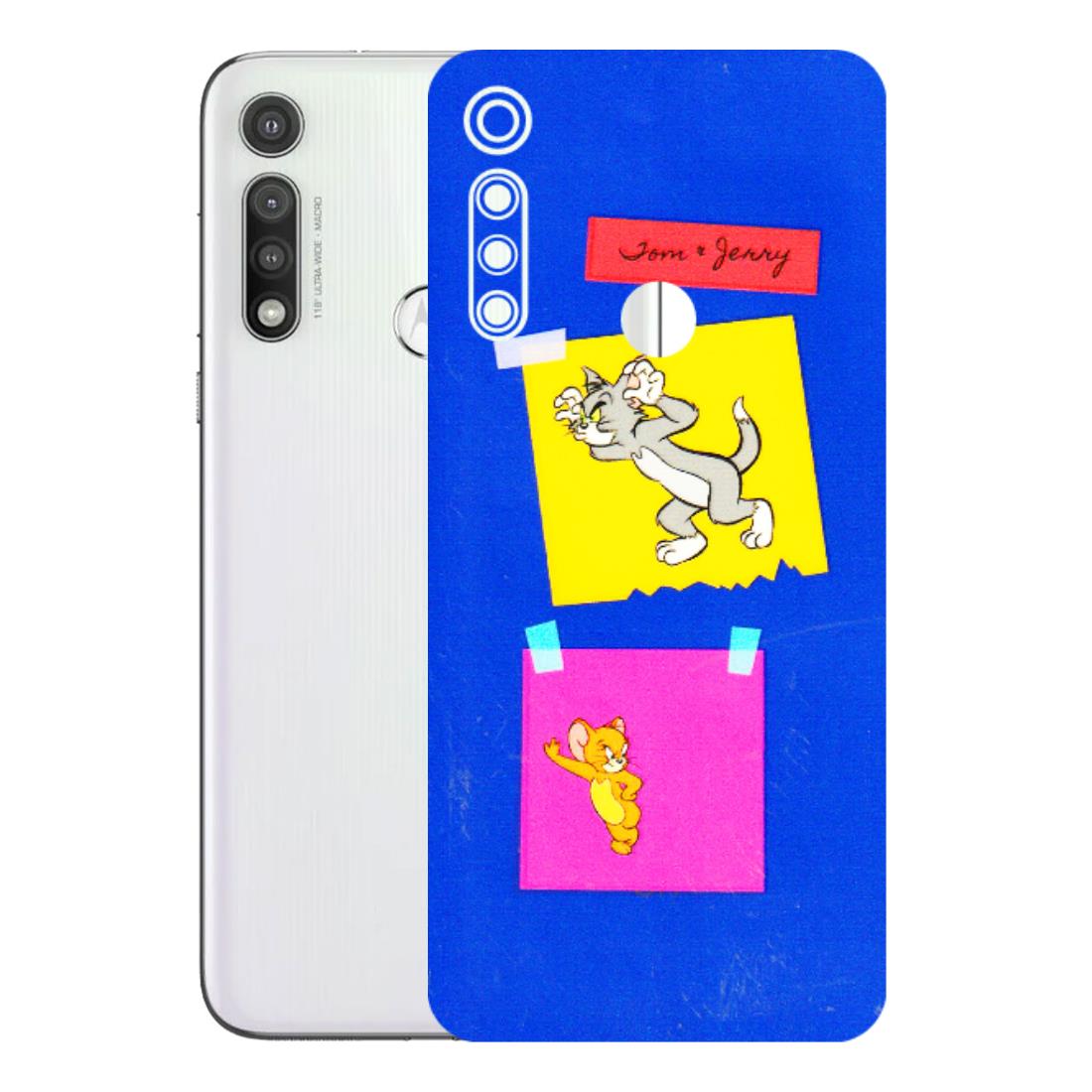 Motorola Phone Skins (All Models) - Tom N Jerry Sticky Notes - 3D Embossed Finish (L-88) Motorola Moto G Fast