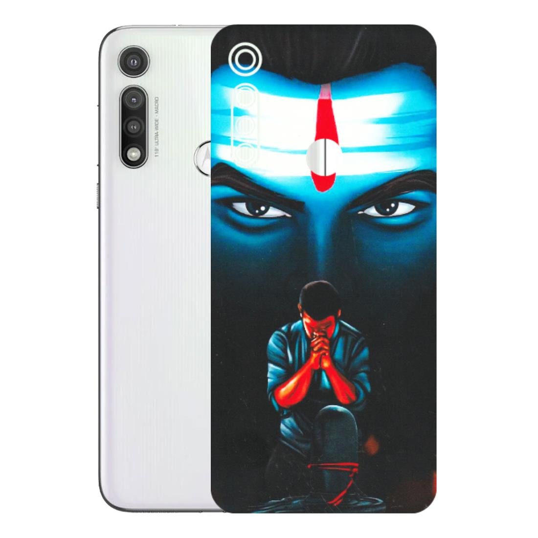 Motorola Phone Skins (All Models) - Mahakal Bhakt - Matte Finish (M-112) Motorola Moto G Fast