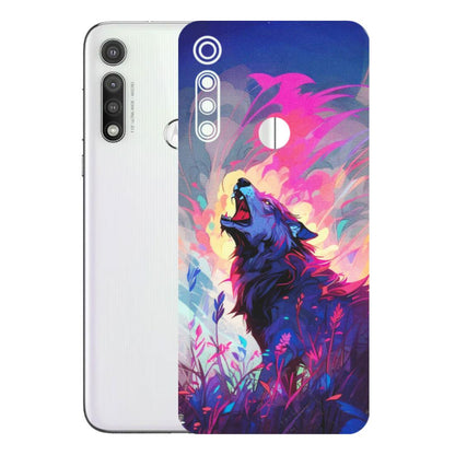 Motorola Phone Skins (All Models) - New Wild Wolf Abstract - Matte Finish (M-125) Motorola Moto G Fast