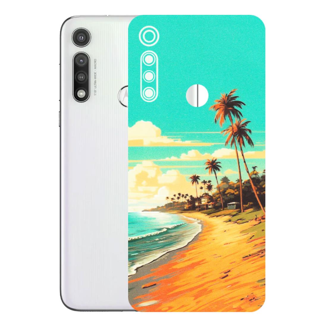 Motorola Phone Skins (All Models) - Miami Beach - Matte Finish (M-136) Motorola Moto G Fast
