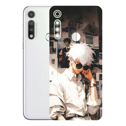 Motorola Phone Skins (All Models) - Gojo Satoru Jujustu Kaisen Anime - Matte Finish (M-156) Motorola Moto G Fast