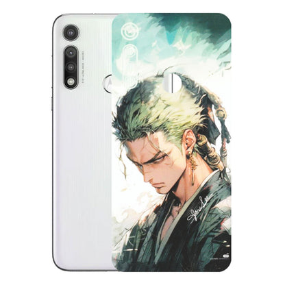 Motorola Phone Skins (All Models) - Pirate Hunter One Piece Anime - Matte Finish (M-157) Motorola Moto G Fast