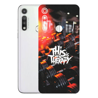 Motorola Phone Skins (All Models) - GYM Lover Therapy - Matte Finish (M-160) Motorola Moto G Fast