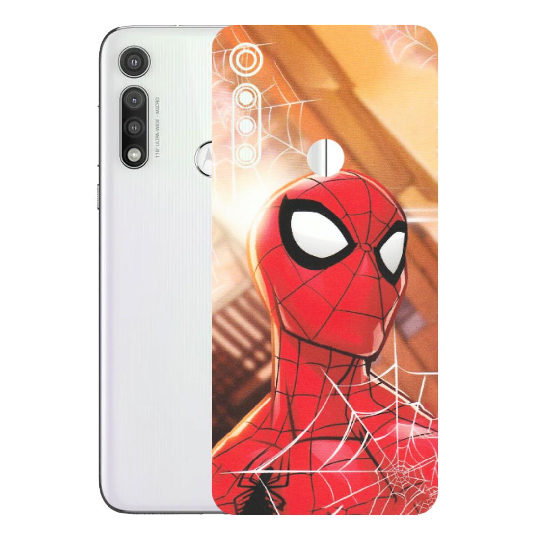 Motorola Phone Skins (All Models) - Spiderman Face New - Matte Finish (M-41) Motorola Moto G Fast