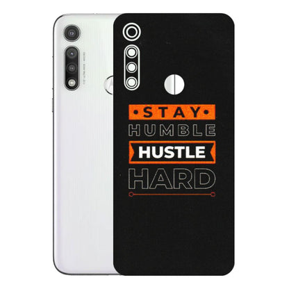 Motorola Phone Skins (All Models) - Stay Humble Stay Hard - Matte Finish (M-48) Motorola Moto G Fast