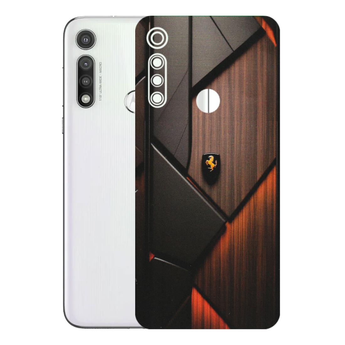 Motorola Phone Skins (All Models) - Lambo Beauty Wood Pattern Sober - Matte Finish (M-51) Motorola Moto G Fast