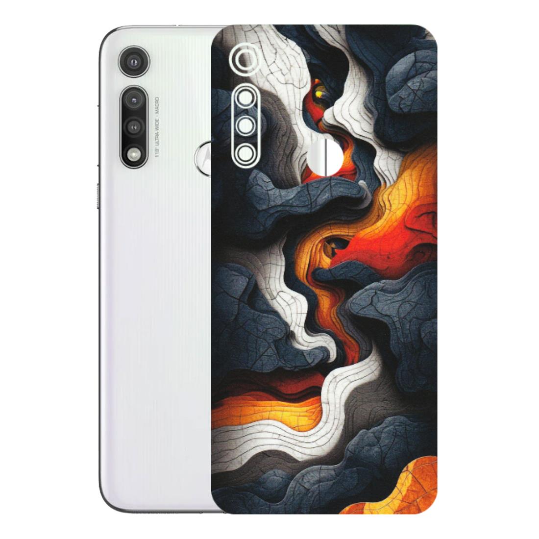 Motorola Phone Skins (All Models) - Abstract Volcanic Layers - Matte Finish (M-52) Motorola Moto G Fast