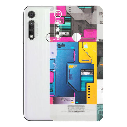 Motorola Phone Skins (All Models) - Colourfull Motherboard Internals - Matte Finish (M-55) Motorola Moto G Fast