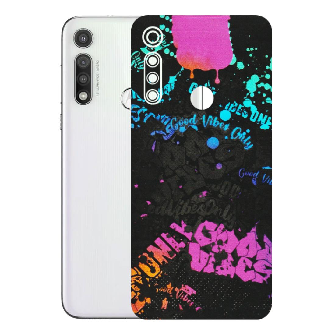 Motorola Phone Skins (All Models) - Majestic Black Vibes - Matte Finish (M-62) Motorola Moto G Fast