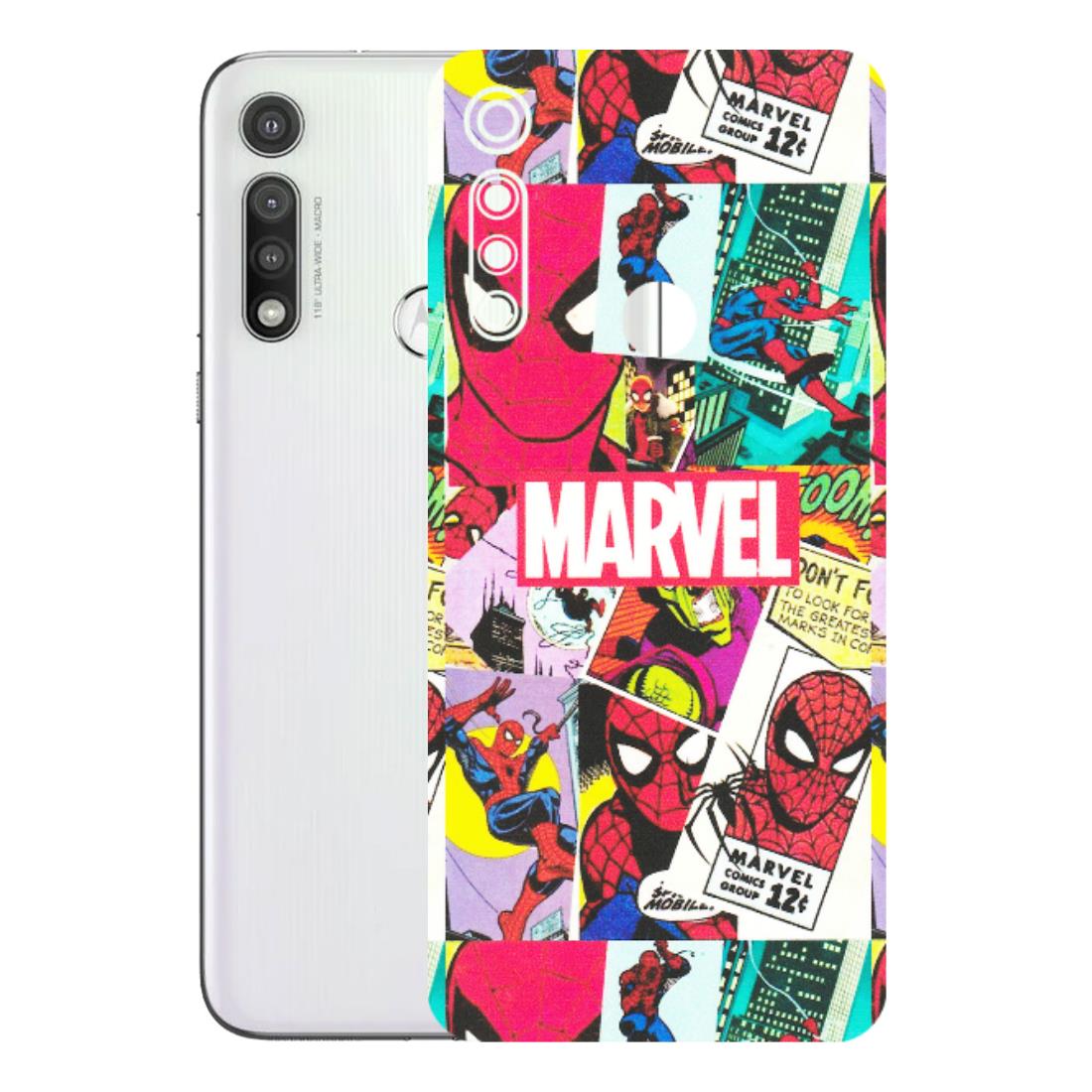Motorola Phone Skins (All Models) - Marvel Comic Spiderman Grafitti - Matte Finish (M-72) Motorola Moto G Fast