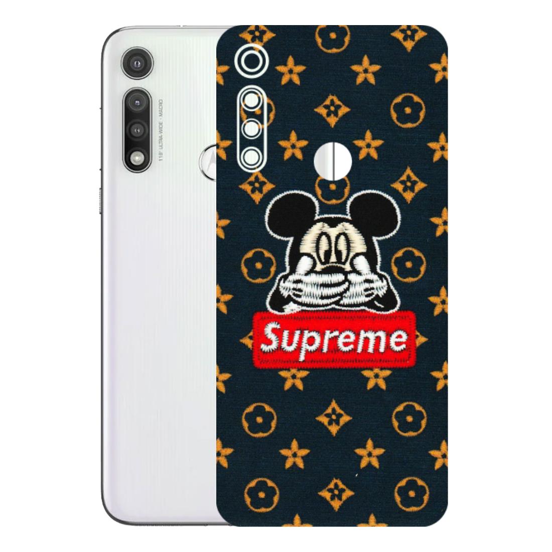 Motorola Phone Skins (All Models) - Mickey Supreme - Matte Finish (M-83) Motorola Moto G Fast
