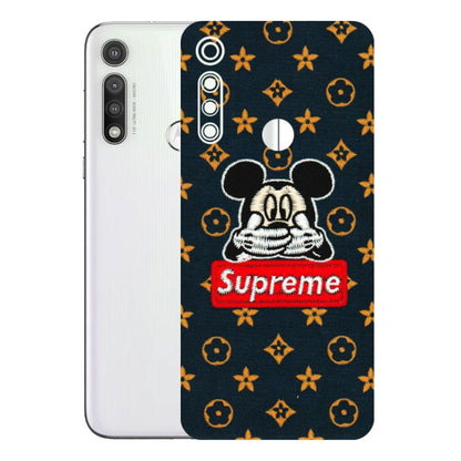 Motorola Phone Skins (All Models) - Mickey Supreme - Matte Finish (M-83) Motorola Moto G Fast