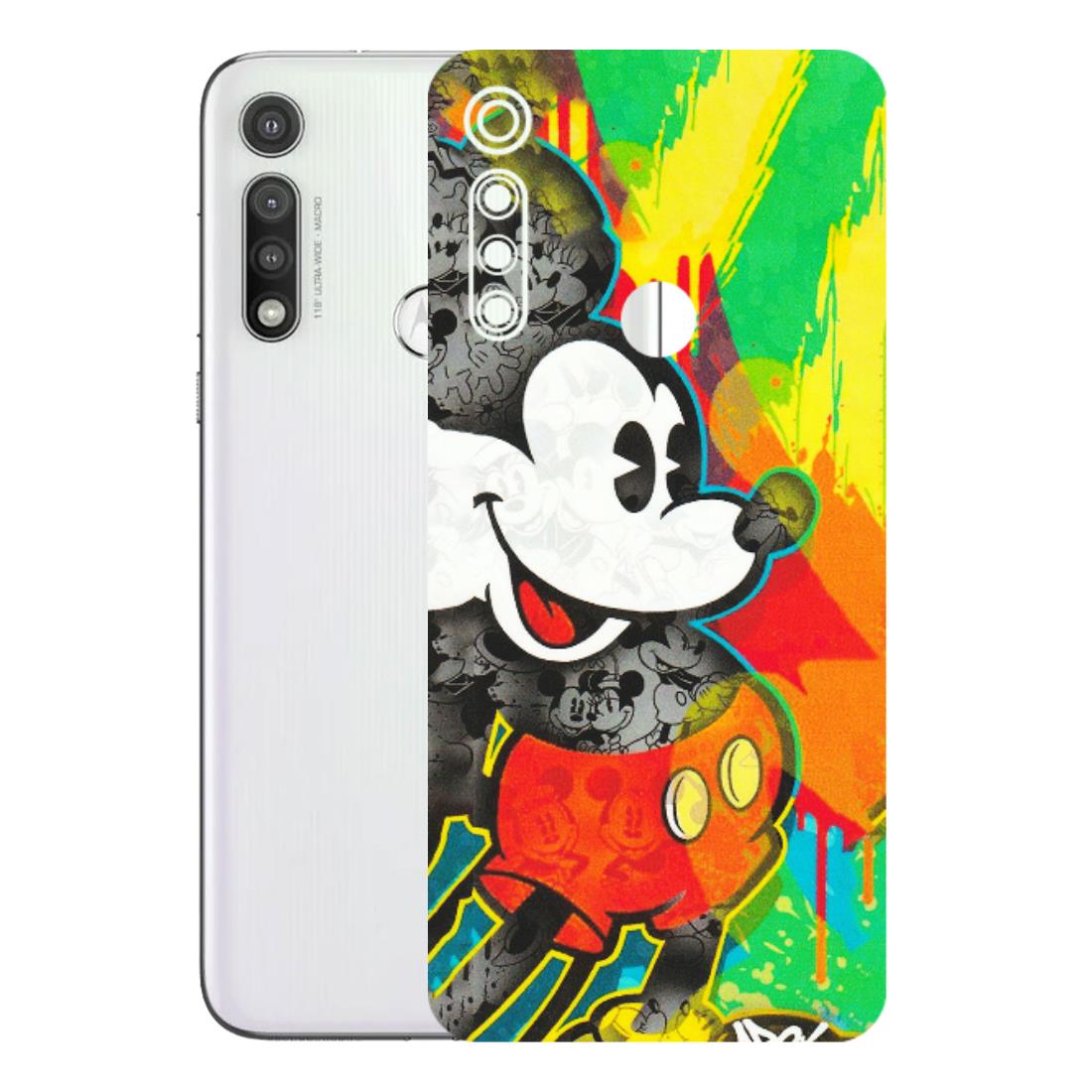 Motorola Phone Skins (All Models) - Multiple Mickey With Colourful Texture - Matte Finish (M-84) Motorola Moto G Fast