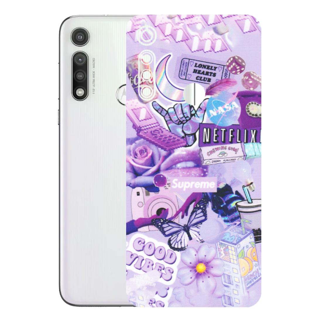 Motorola Phone Skins (All Models) - Supreme Purple Magic - Matte Finish (M-88) Motorola Moto G Fast