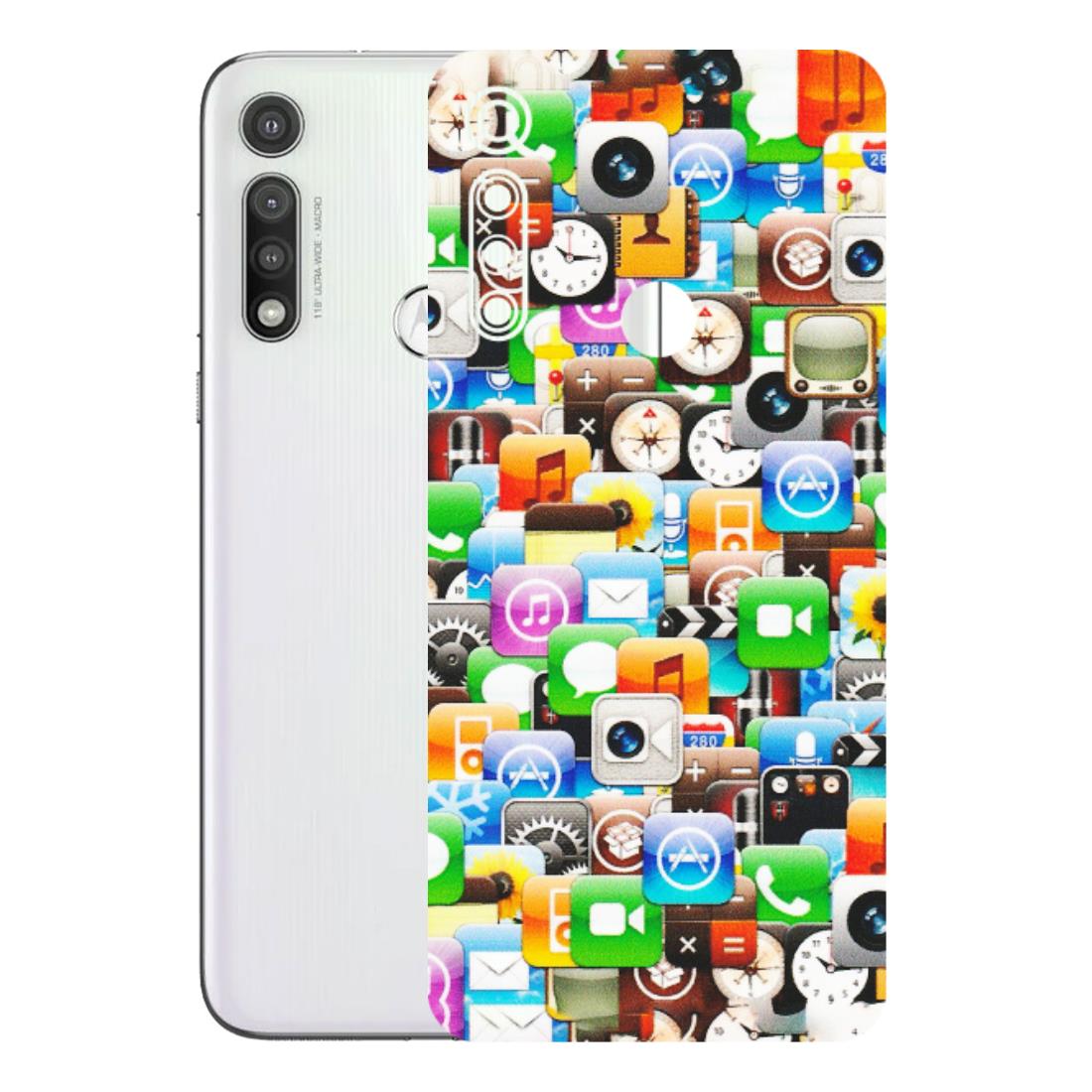 Motorola Phone Skins (All Models) - All Apple Icons - Matte Finish (M-93) Motorola Moto G Fast