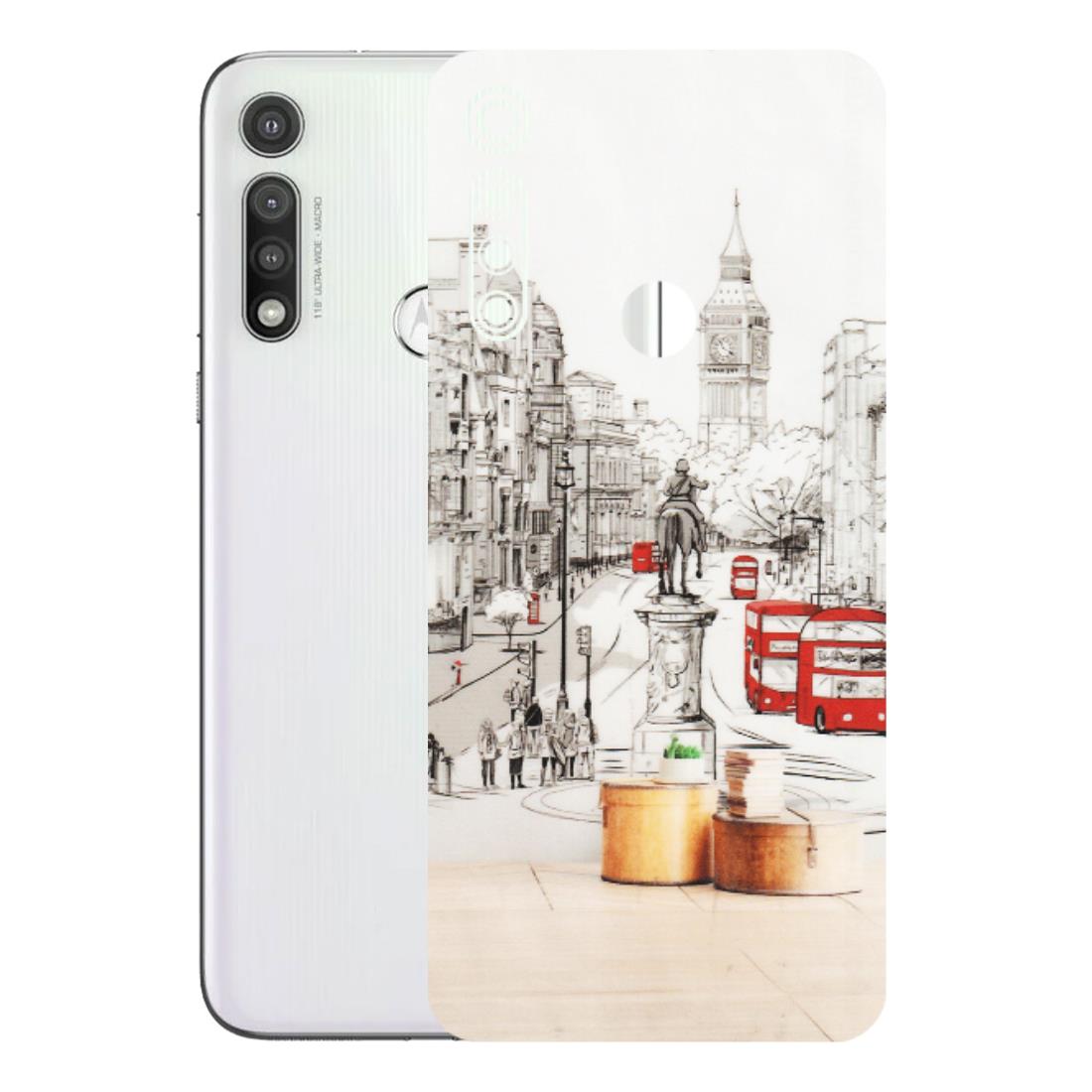 Motorola Phone Skins (All Models) - London Street - Transparent Finish (T-02) Motorola Moto G Fast