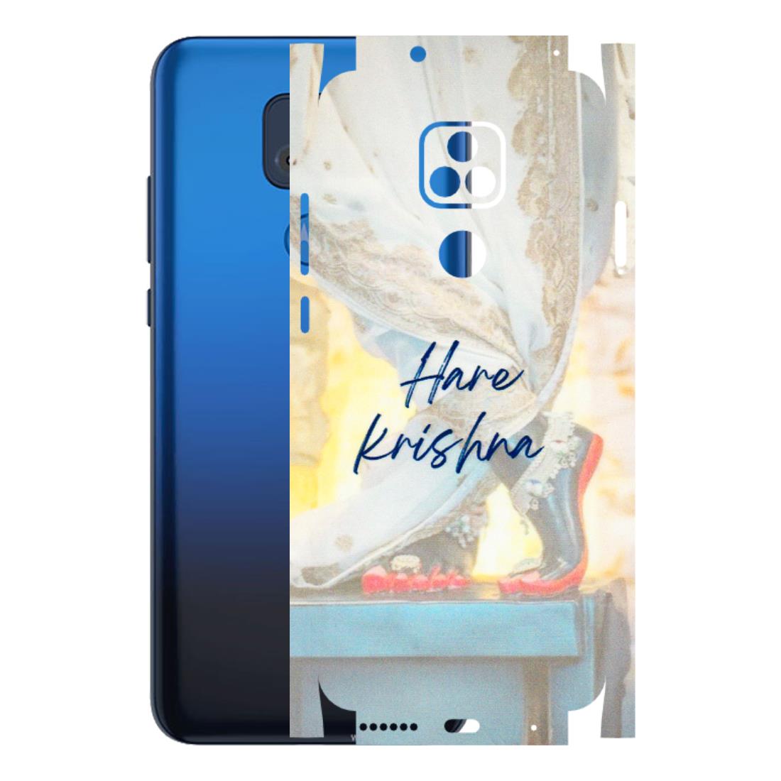 Motorola Phone Skins (All Models) - Hare Krishna - 3D Embossed Finish (L-03) Motorola Moto G Play