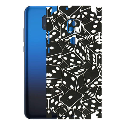 Motorola Phone Skins (All Models) - Big Black Dices - 3D Embossed Finish (L-106) Motorola Moto G Play