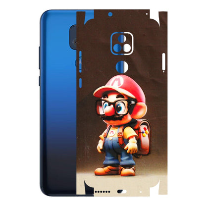 Motorola Phone Skins (All Models) - Little Mario - 3D Embossed Finish (L-119) Motorola Moto G Play