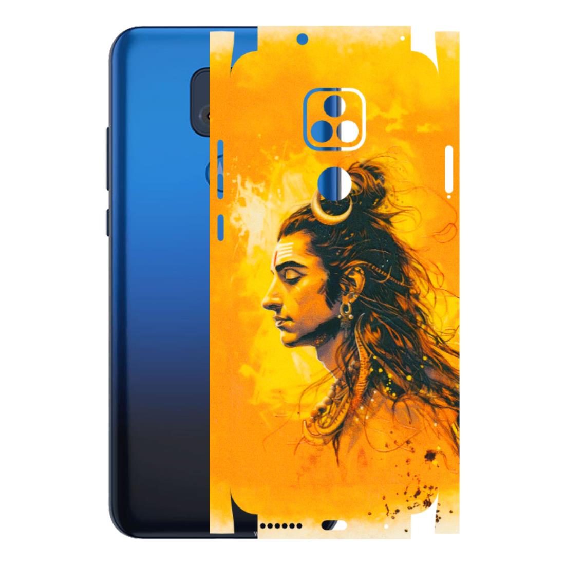 Motorola Phone Skins (All Models) - Shiv Shakti - 3D Embossed Finish (L-14) Motorola Moto G Play