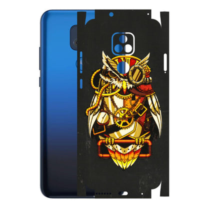 Motorola Phone Skins (All Models) - Classy Smart Owl - 3D Embossed Finish (L-144) Motorola Moto G Play
