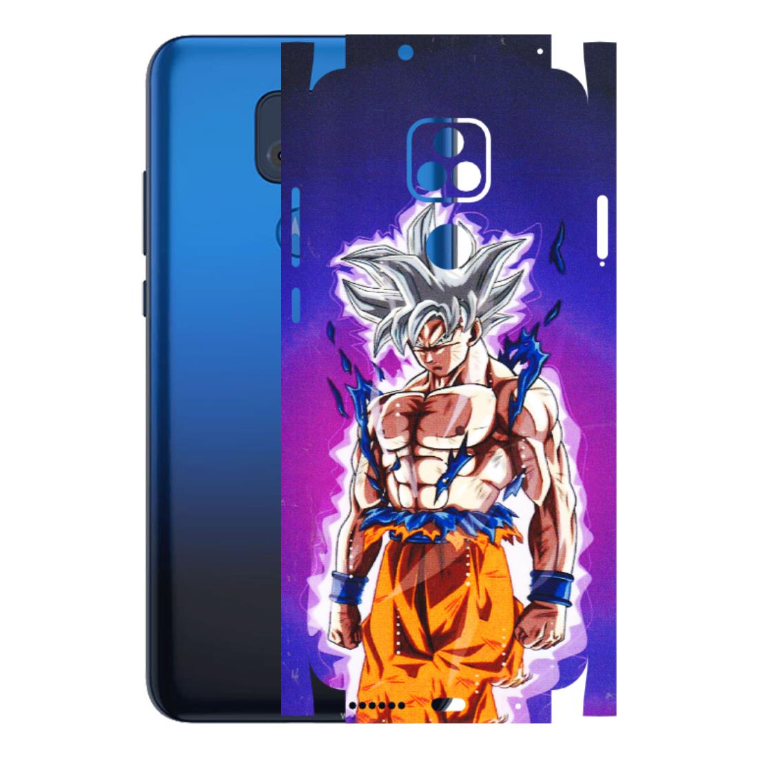 Motorola Phone Skins (All Models) - Goku Purple Anime - 3D Embossed Finish (L-147) Motorola Moto G Play