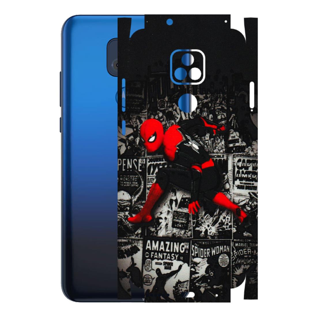 Motorola Phone Skins (All Models) - SpiderMan New - 3D Embossed Finish (L-162) Motorola Moto G Play