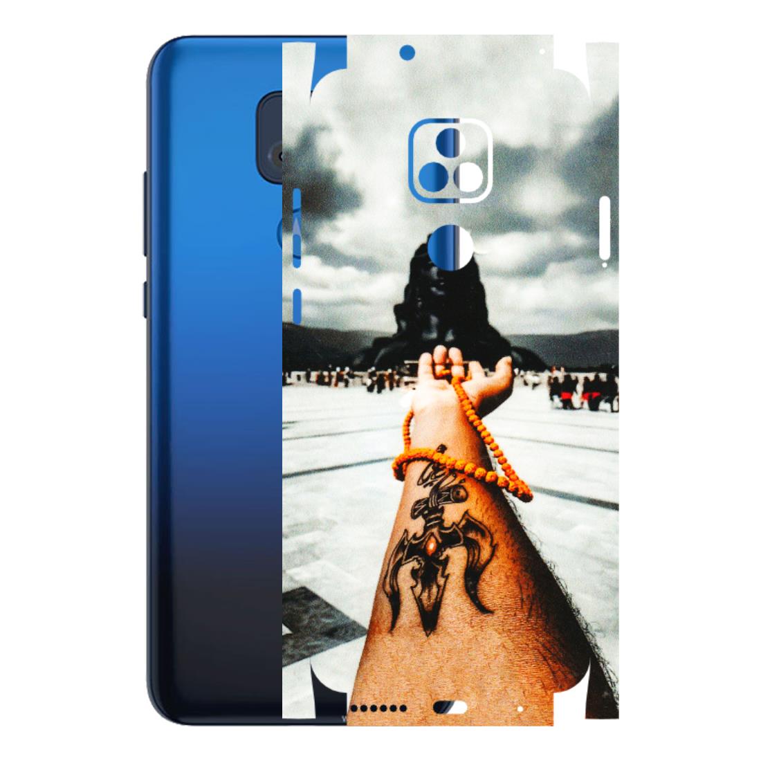 Motorola Phone Skins (All Models) - Jai Adiyogi Mahakaal - 3D Embossed Finish (L-164) Motorola Moto G Play