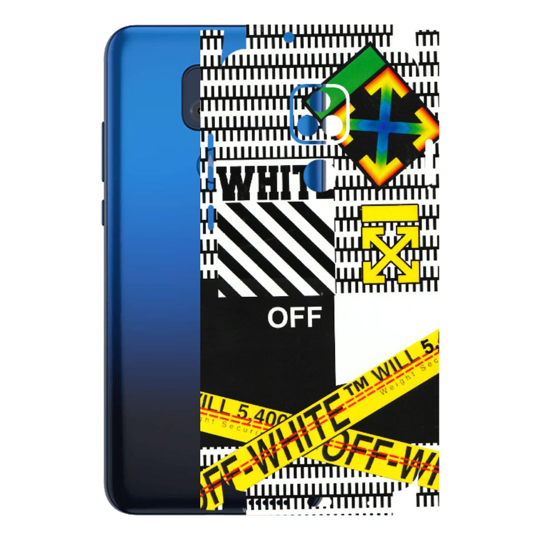 Motorola Phone Skins (All Models) - White Off Abstract - 3D Embossed Finish (L-172) Motorola Moto G Play