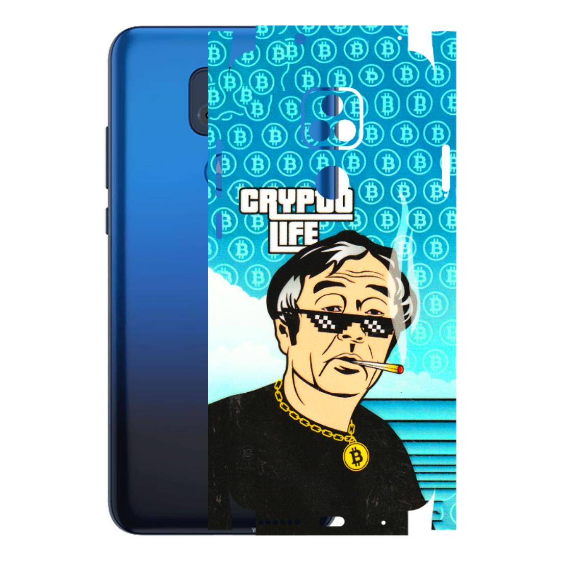 Motorola Phone Skins (All Models) - Crypto Thug Life - 3D Embossed Finish (L-179) Motorola Moto G Play