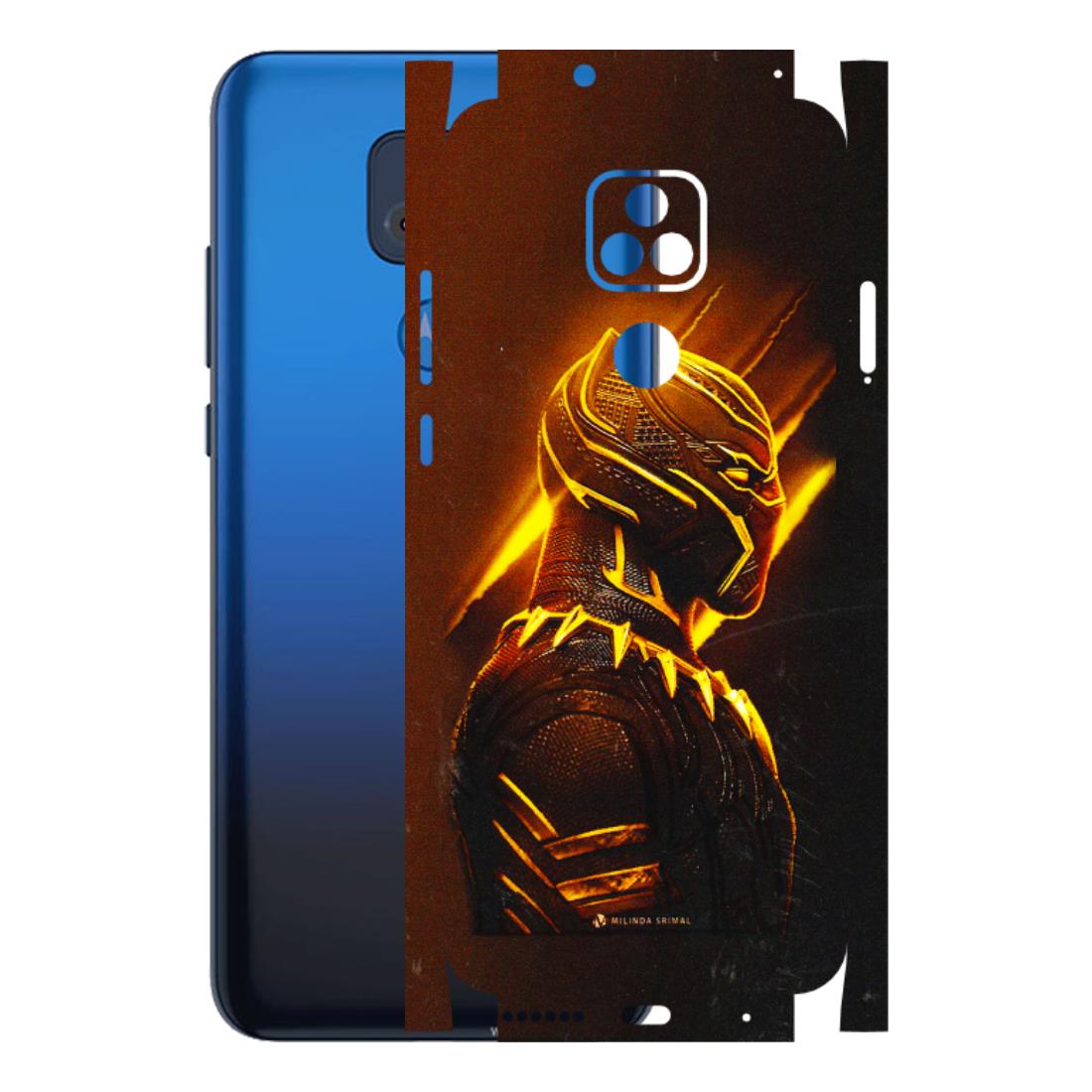 Motorola Phone Skins (All Models) - Gold Black Panther - 3D Embossed Finish (L-181) Motorola Moto G Play
