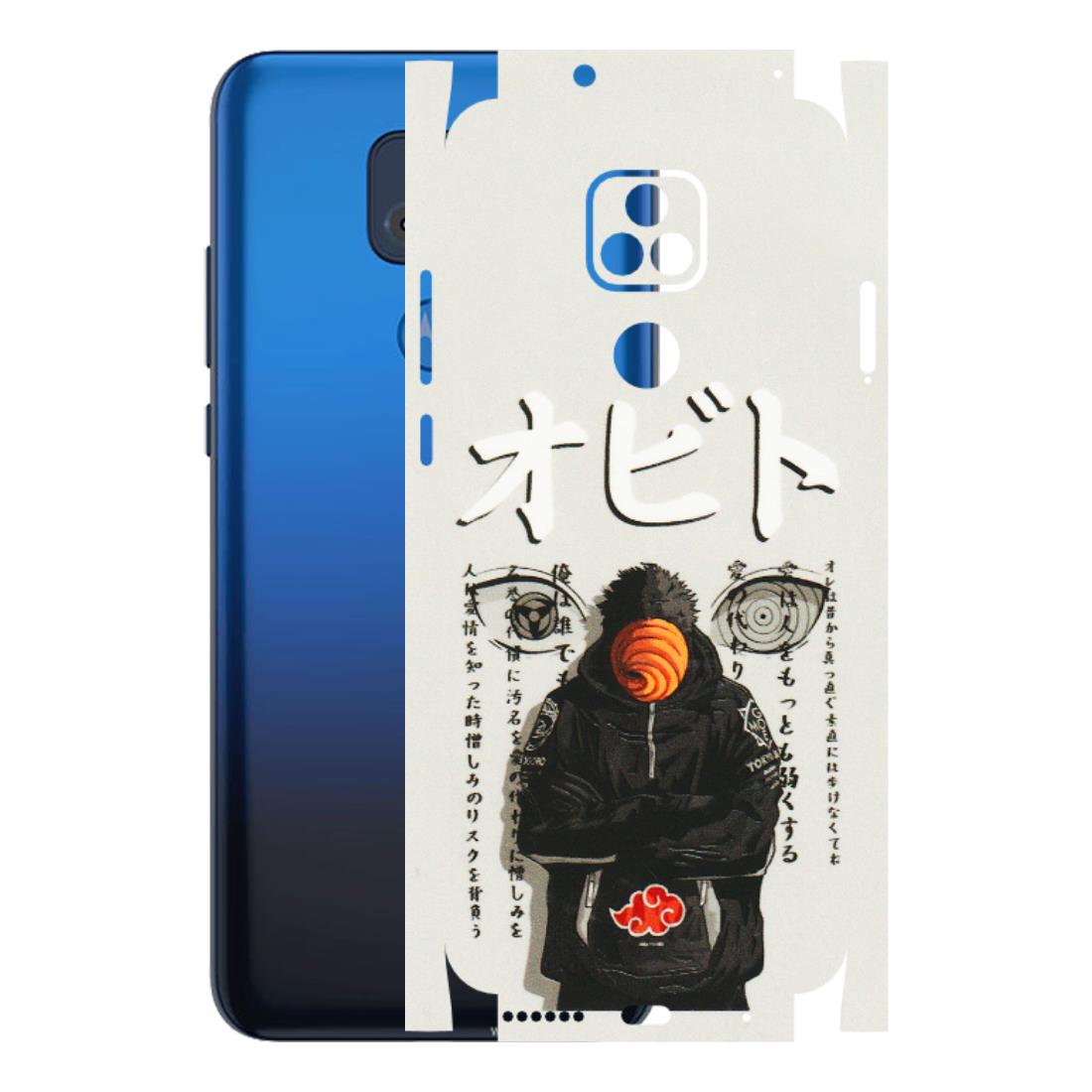 Motorola Phone Skins (All Models) - Obito Anime Eye - 3D Embossed Finish (L-19) Motorola Moto G Play