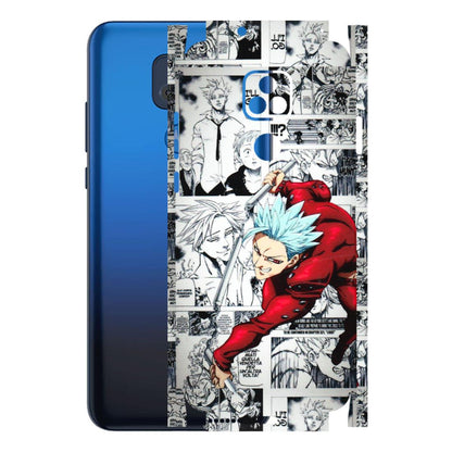 Motorola Phone Skins (All Models) - Anime Comic - 3D Embossed Finish (L-192) Motorola Moto G Play