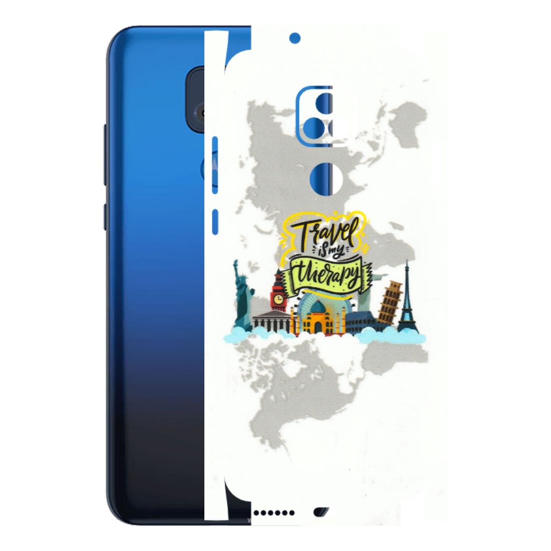 Motorola Phone Skins (All Models) - Travel Therapy - 3D Embossed Finish (L-199) Motorola Moto G Play