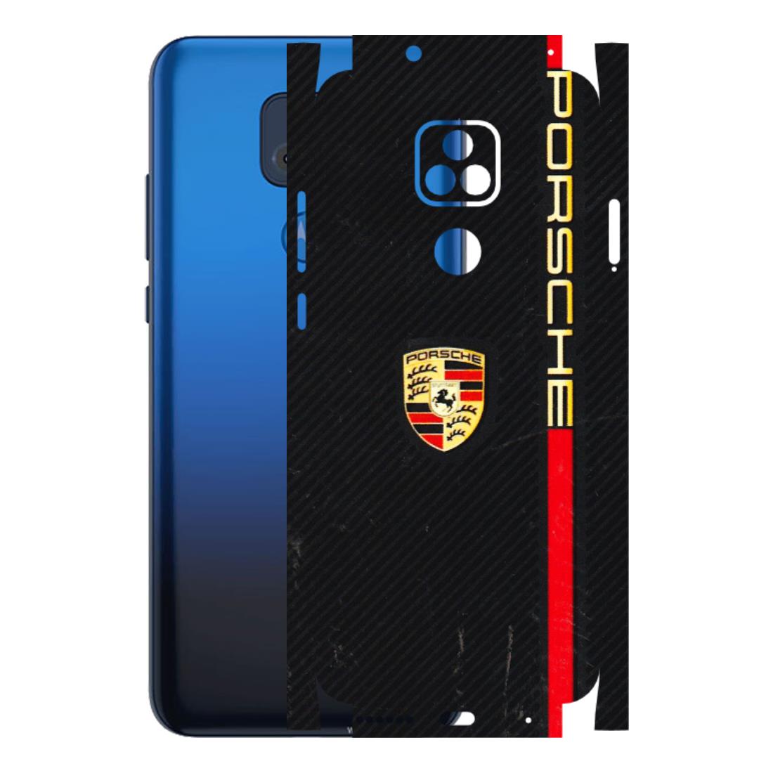 Motorola Phone Skins (All Models) - Premium Porsche - 3D Embossed Finish (L-225) Motorola Moto G Play