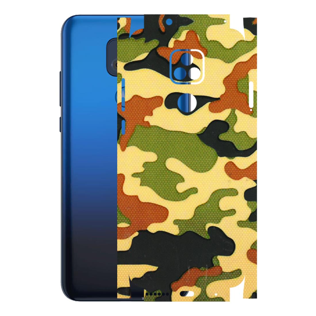 Motorola Phone Skins (All Models) - Indian Military - 3D Embossed Finish (L-234) Motorola Moto G Play