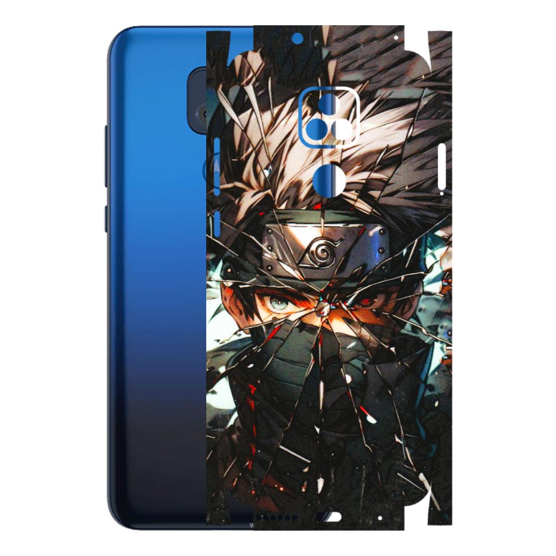 Motorola Phone Skins (All Models) - Kakashi Shattered Glass Effect - 3D Embossed Finish (L-237) Motorola Moto G Play