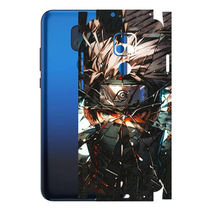Motorola Phone Skins (All Models) - Kakashi Shattered Glass Effect - 3D Embossed Finish (L-237) Motorola Moto G Play