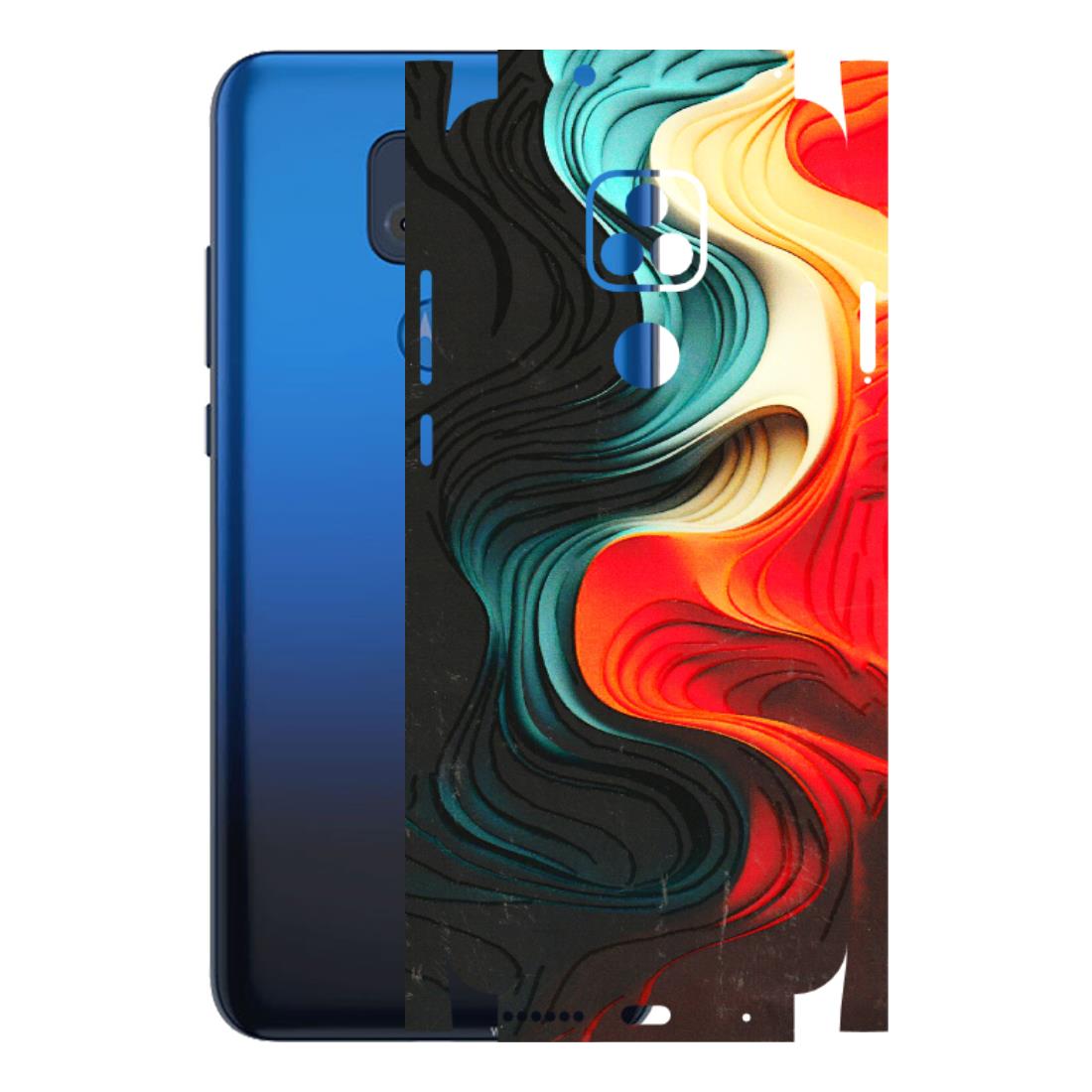 Motorola Phone Skins (All Models) - The Silky Swirl - 3D Embossed Finish (L-240) Motorola Moto G Play