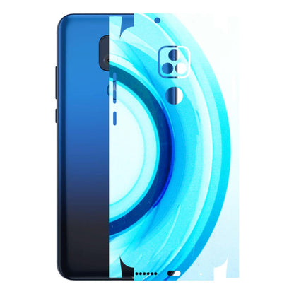 Motorola Phone Skins (All Models) - The Blue Curve - 3D Embossed Finish (L-244) Motorola Moto G Play