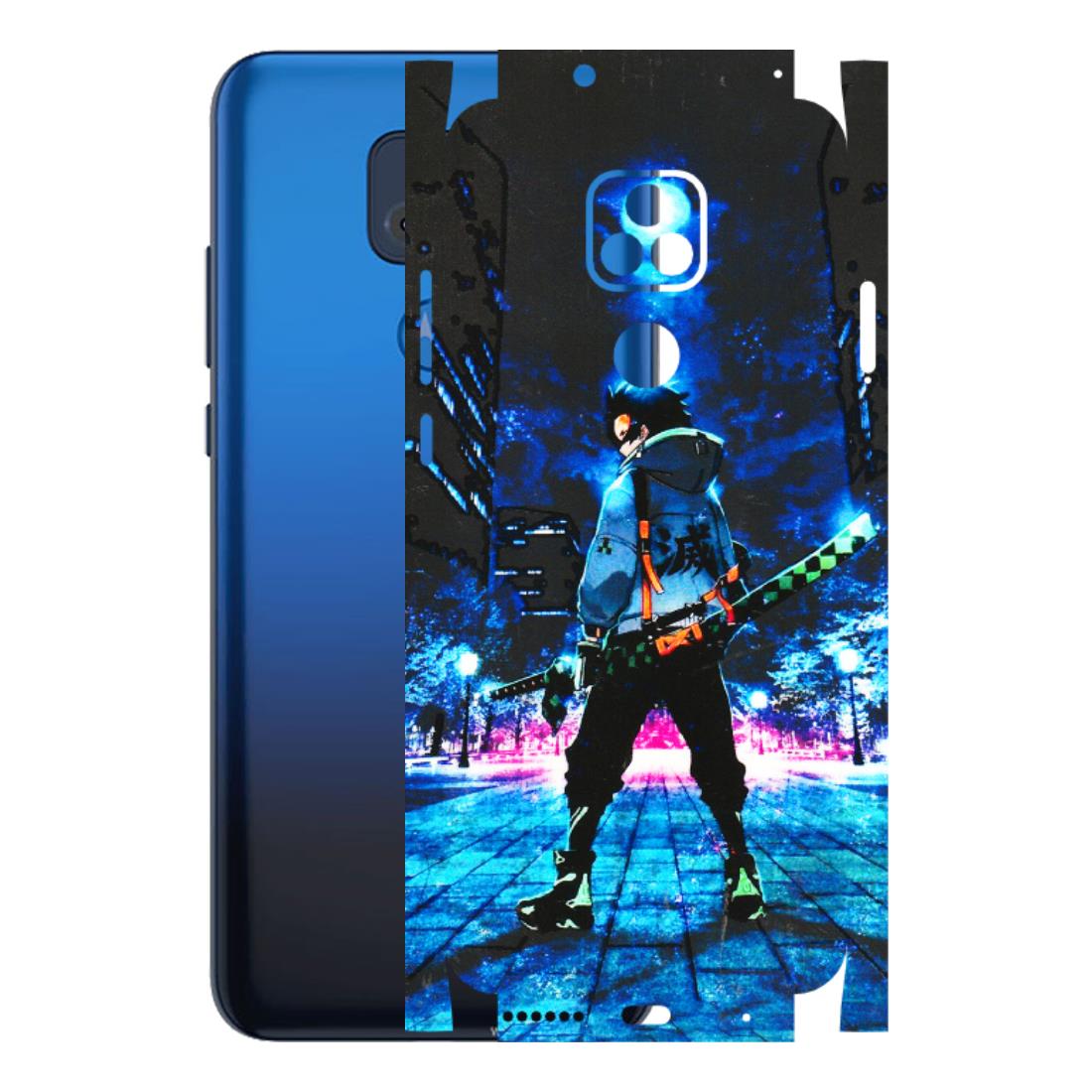 Motorola Phone Skins (All Models) - Demon Slayer Sword - 3D Embossed Finish (L-247) Motorola Moto G Play