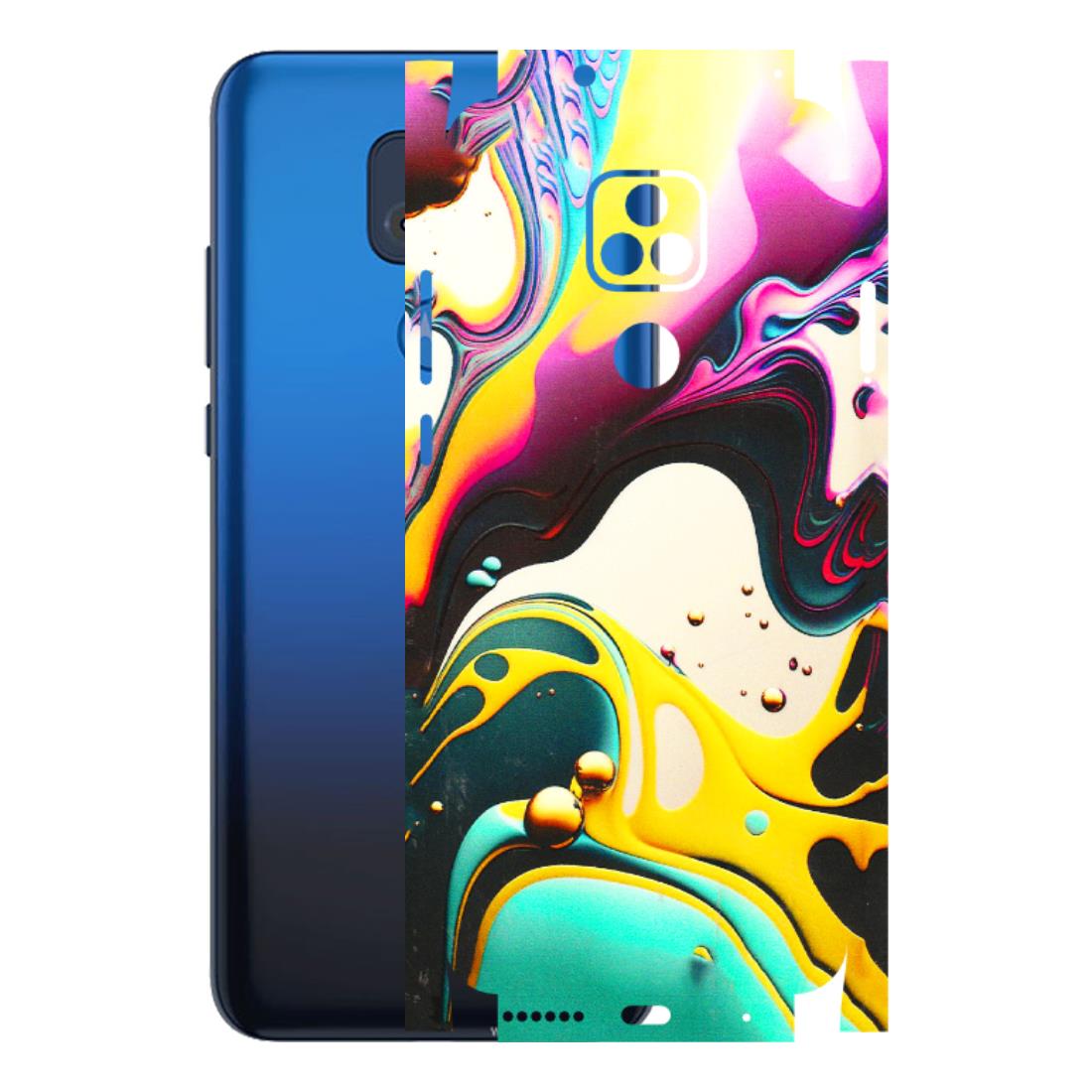 Motorola Phone Skins (All Models) - Multicolor Abstract pattern - 3D Embossed Finish (L-254) Motorola Moto G Play