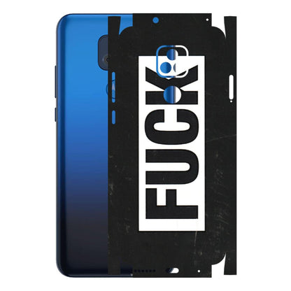 Motorola Phone Skins (All Models) - The F Word - 3D Embossed Finish (L-255) Motorola Moto G Play