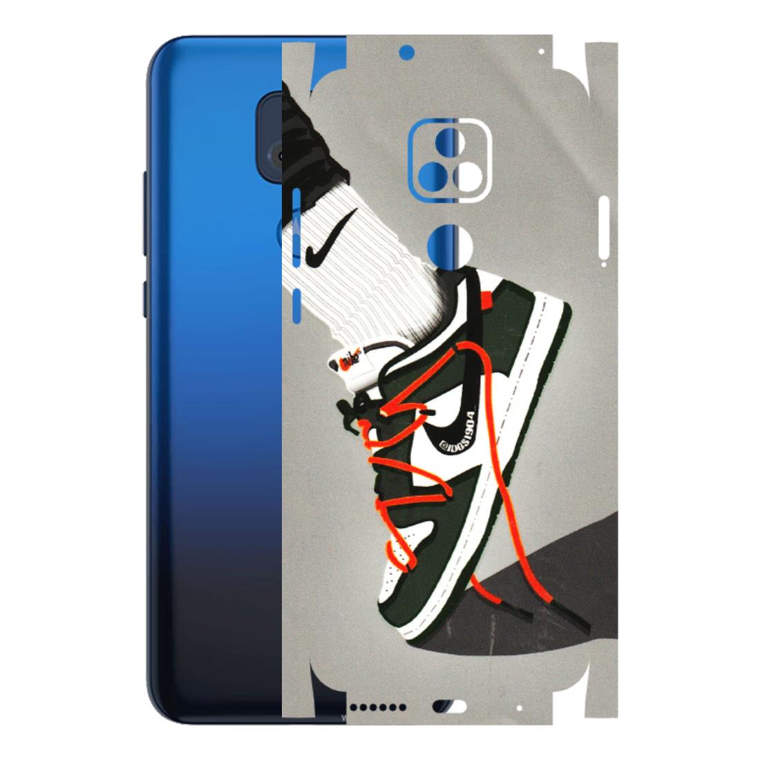 Motorola Phone Skins (All Models) - New Grey Sneaker - 3D Embossed Finish (L-261) Motorola Moto G Play