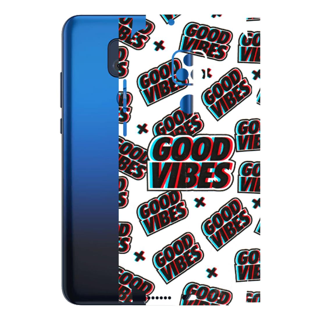 Motorola Phone Skins (All Models) - Good Vibes - 3D Embossed Finish (L-282) Motorola Moto G Play