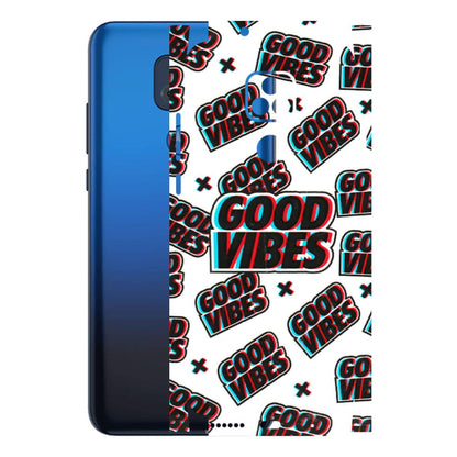 Motorola Phone Skins (All Models) - Good Vibes - 3D Embossed Finish (L-282) Motorola Moto G Play