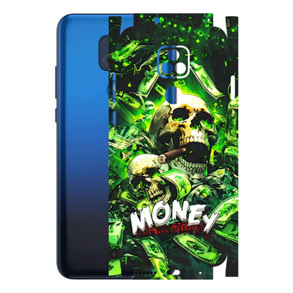Motorola Phone Skins (All Models) - Skull Money - 3D Embossed Finish (L-303) Motorola Moto G Play